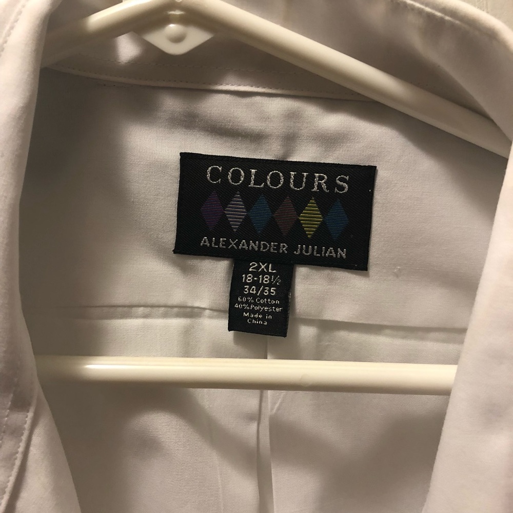 Men’s long sleeve suit shirt and tie Worn once xxl